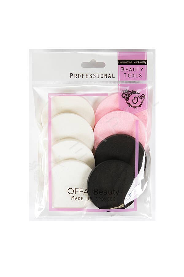 OFFA Beauty 8 pc Round Foundation Sponge