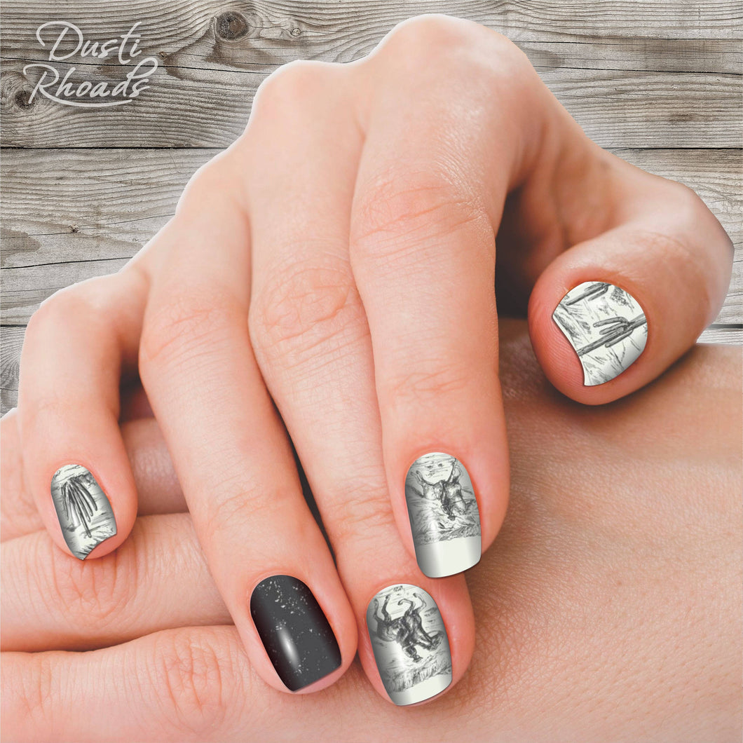 Desperado Nights Western Nail Polish Strips