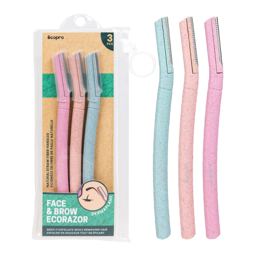 EcoPro Face & Brow Ecorazor - 3pcs/pk