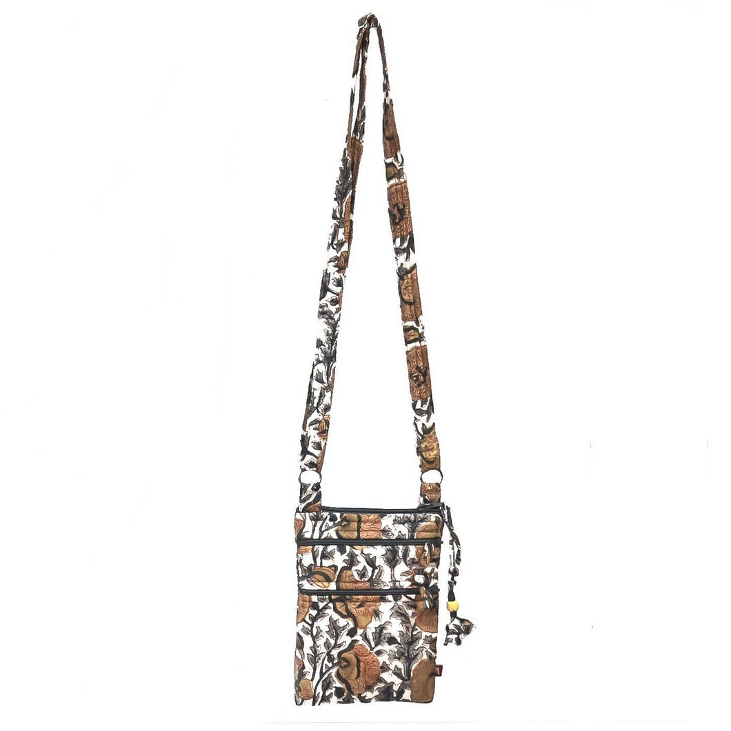 Tranquility Hipster Bag - Block Printed Organic Cotton
