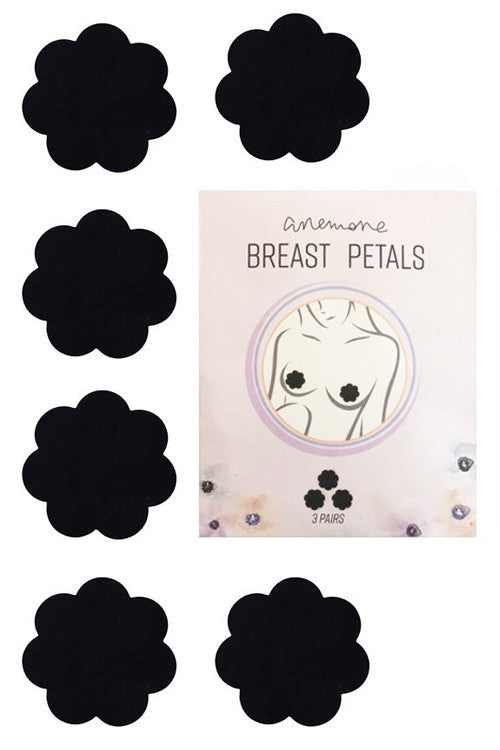 Black Breast Petals 3 Pair 6/23/23 8089