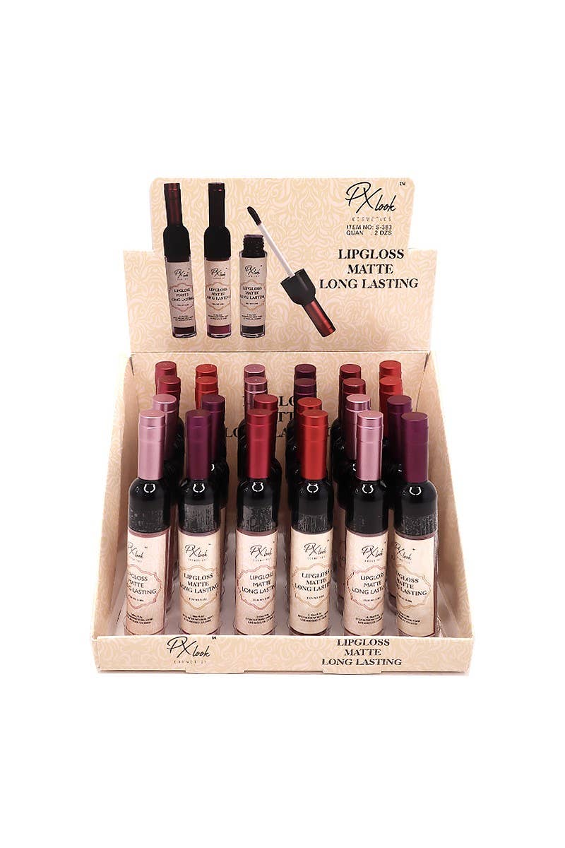 PXLook Wine Matte Long Lasting Lip Gloss