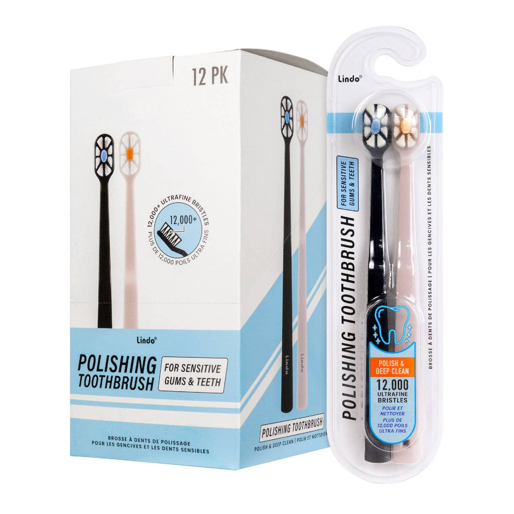 Lindo Polishing Toothbrush - For Sensitive Gums & Teeth