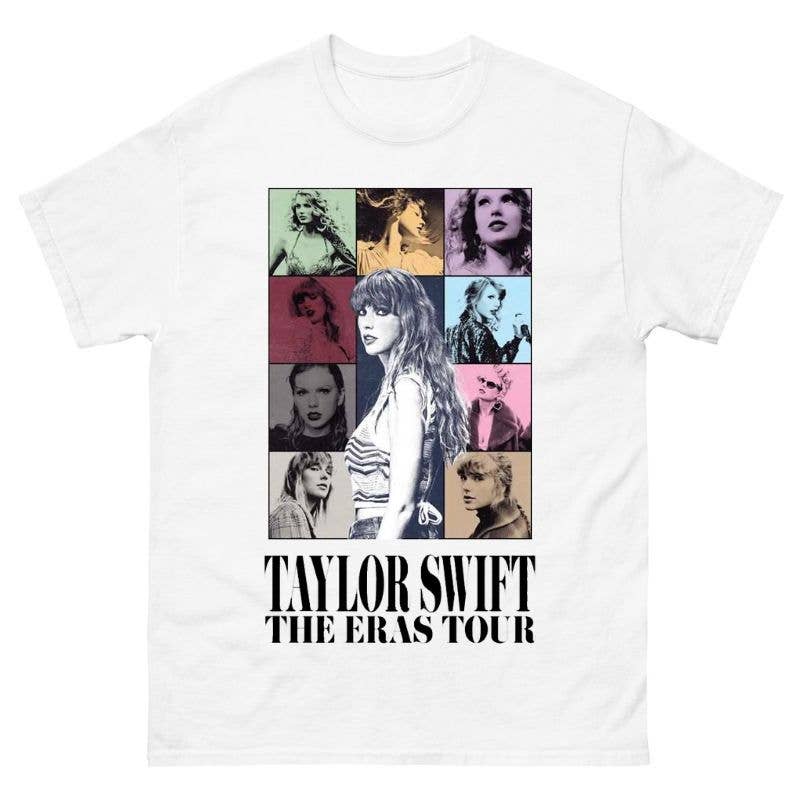 White Taylor Swift Eras Tour Shirt