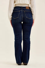 Dark Mid Rise Petite Dark Wash Bootcut Judy Blue Jeans