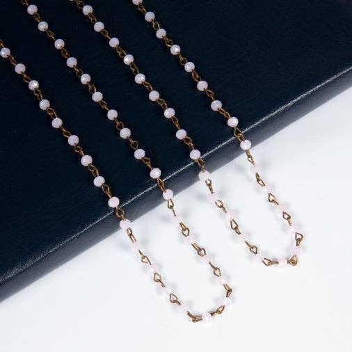 Crystal Beads Chain Necklace