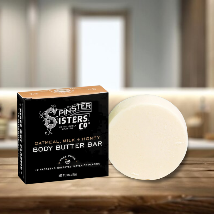 Body Butter Lotion Bar w/ Fair Trade Cocoa & Shea Butter: Oatmeal Milk & Honey