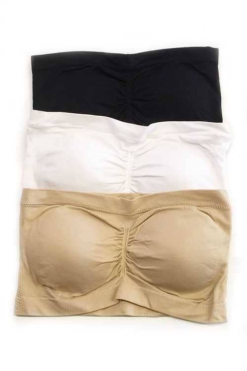 White Ultra Soft Seamless Bandeau