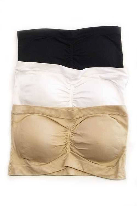 Black Ultra Soft Seamless Bandeau