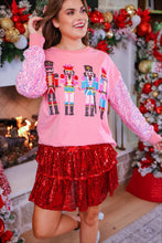 Pink Season To Sparkle Sequin Top