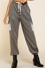 Heather Charcoal Cargo Pocket DIstressed POL Jogger Pants 6/19/23 6456
