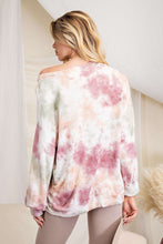 Mauve Sage Tie Dye Fleece Top 10/9/23 7170