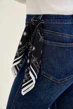 Dark High Waist TC Sienna Skinny Bandana Loop Rustic Indigo Judy Blue Jeans