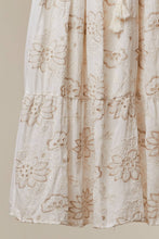 Ivory Heirloom Garden Embroidered Mello Maxi Skirt