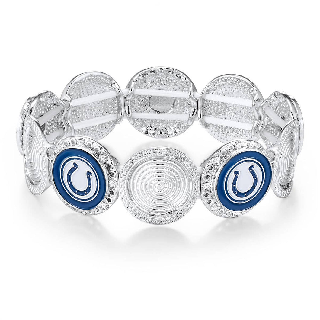 NFL Indianapolis Colts Stretch Logo Bracelet