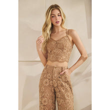 Woodsmoke Washed Back Strap Floral Lace Oli+Hali Bralette