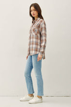Mocha Cambell Plaid Boxy Shirt
