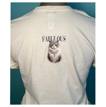Natural Felina Fabulous Glam Cat Rhinestone Graphic Tee