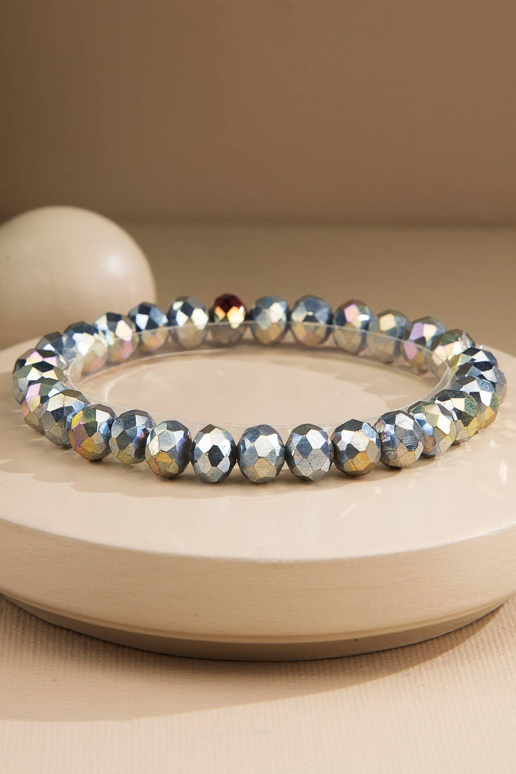 Mystic Prism Glass Beaded Bracelet