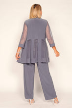 Charcoal Plus Size Formal Pants Suit