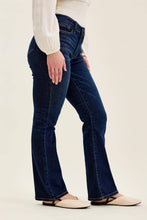 Dark Mid Rise Petite Dark Wash Bootcut Judy Blue Jeans