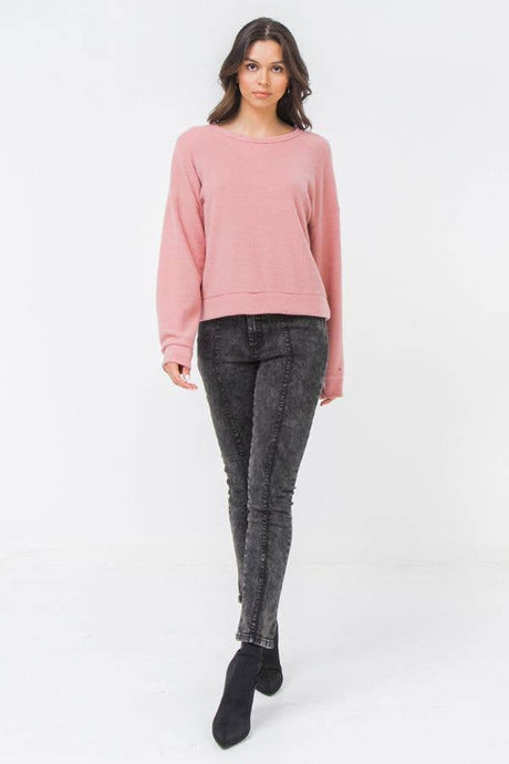 Mauve Knit Top