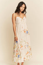 Ivory Floral Lace DD Maxi Dress