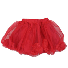 Kids Red Petal Bubble Tutu