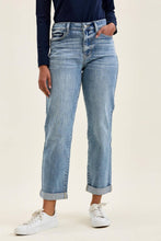 Light Mid Rise "BILLIE" Boyfriend LT Light Iced Judy Blue Jeans