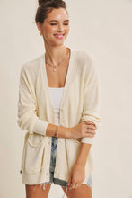 Vanilla Slouchy Charm Button Down Cardigan
