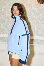 IT3194 | Periblue combo - half zip-up fleece: PERIBLUE COMBO / L