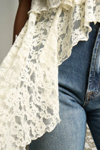 Ivory Lace Hi Low Cami