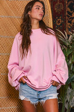 Cream Oversized Solid Super Soft Scuba Sweatshirt