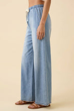 Denim Wide Leg Pants