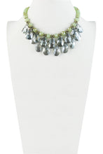 Female Crystal Water Drop Choker Necklace