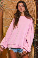 Cream Oversized Solid Super Soft Scuba Sweatshirt
