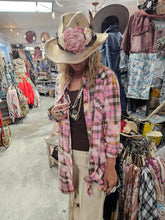 Pink Plaid Rare Bird Snapfront