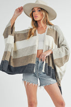 Multi Zuri Poncho Cardigan