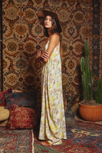 Yellow Multi Tie Dye Flowing Maxi Slip Bucketlist Dress