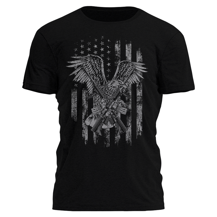Black 2A Eagle Tee