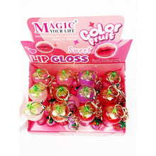 Strawberry Charm Keychain Lip Gloss Set: PINK MULTI / ONE(12)
