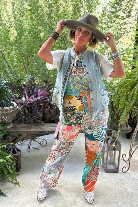 Patchwork Dreams Jaded Gypsy Overalls