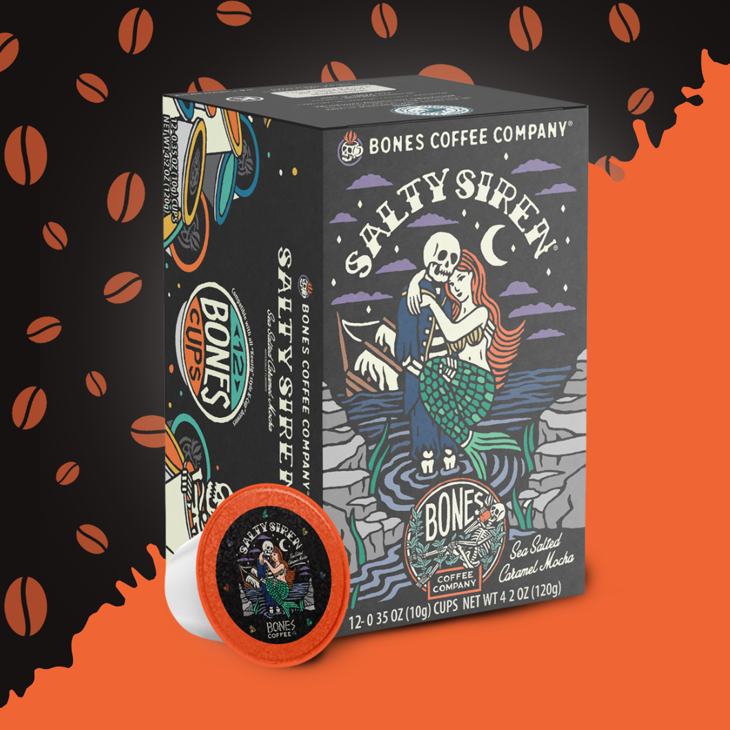Salty Siren Coffee Pods | 12 Count | Flavored Coffee Pods
