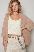 Cream Ruby Floral pattern print square buckle POL belt: