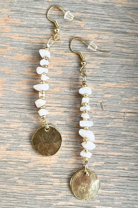 Daphne Earrings in Ivory