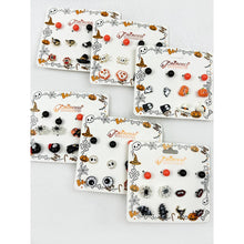 Cute Halloween Theme Earring Set: MIX COLOR / ONE(12)
