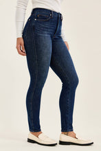 Dark High Waist TC Sienna Skinny Bandana Loop Rustic Indigo Judy Blue Jeans
