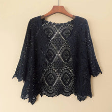 White Crosa - Sheer Crochet Cardigan – Ethereal Summer Cover-Up
