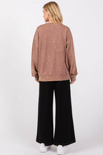 Coco Brown Washed Peace Resto Sweatshirt