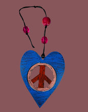 Heart Peace Sign Mobile ornament